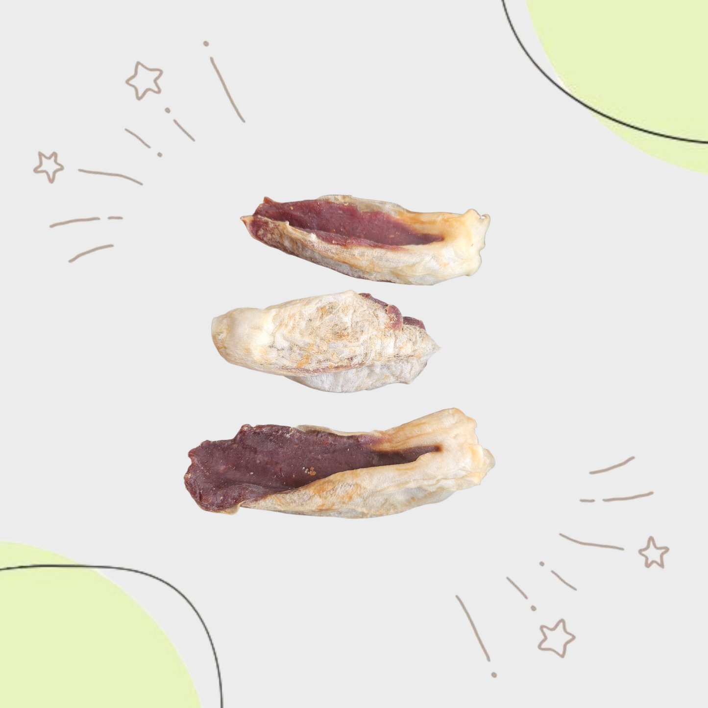 Oreille de lapin avec canard ou poulet